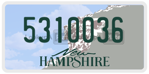 5310036  license plate in NH