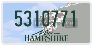 5310771  license plate in NH