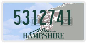 5312741  license plate in NH
