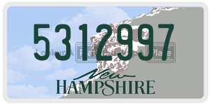 5312997  license plate in NH
