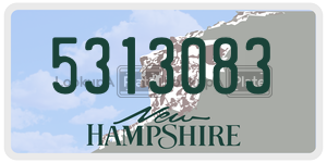 5313083  license plate in NH