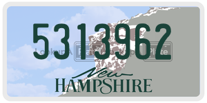 5313962  license plate in NH