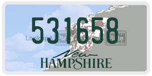 531658  license plate in NH