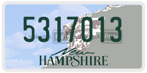 5317013  license plate in NH
