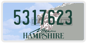 5317623  license plate in NH