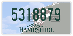 5318879  license plate in NH