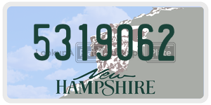 5319062  license plate in NH