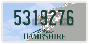 5319276  license plate in NH