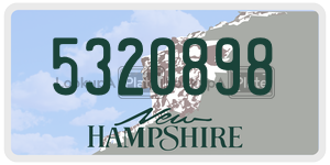 5320898  license plate in NH