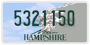 5321150  license plate in NH