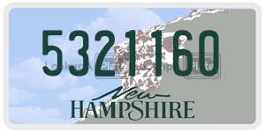 5321160  license plate in NH
