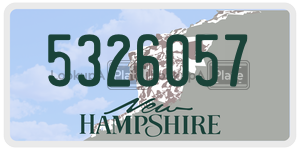 5326057  license plate in NH