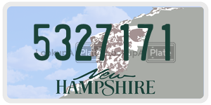 5327171  license plate in NH
