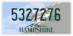5327276  license plate in NH