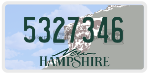 5327346  license plate in NH