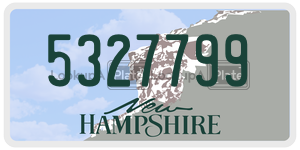 5327799 license plate in New Hampshire