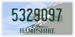 5329097  license plate in NH
