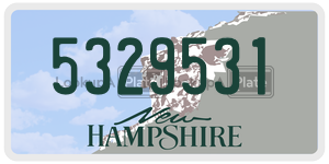 5329531  license plate in NH