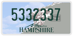 5332337  license plate in NH