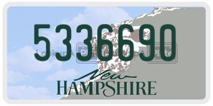 5336690  license plate in NH