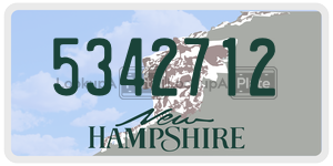 5342712  license plate in NH