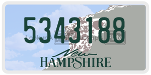 5343188  license plate in NH