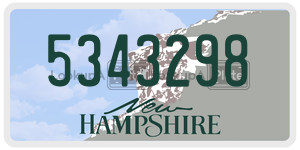 5343298  license plate in NH