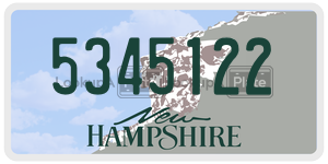 5345122  license plate in NH