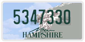 5347330  license plate in NH