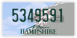 5349591  license plate in NH