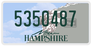 5350487  license plate in NH