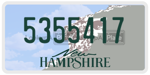 5355417  license plate in NH