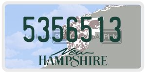 5356513  license plate in NH