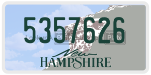 5357626  license plate in NH