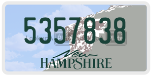 5357838  license plate in NH