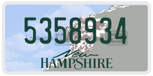 5358934  license plate in NH