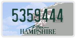 5359444  license plate in NH