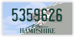 5359626  license plate in NH