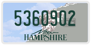 5360902  license plate in NH