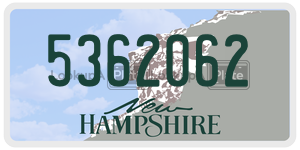 5362062  license plate in NH