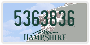 5363836  license plate in NH