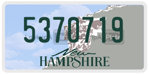 5370719  license plate in NH