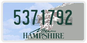5371792  license plate in NH