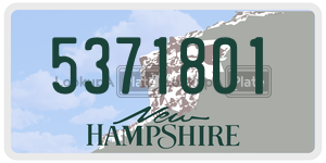 5371801  license plate in NH