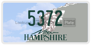 5372  license plate in NH