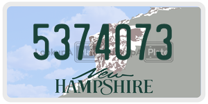 5374073  license plate in NH