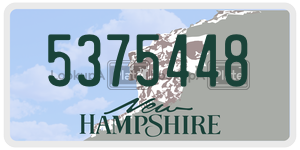 5375448  license plate in NH