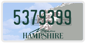 5379399  license plate in NH
