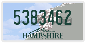 5383462  license plate in NH