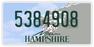 5384908  license plate in NH